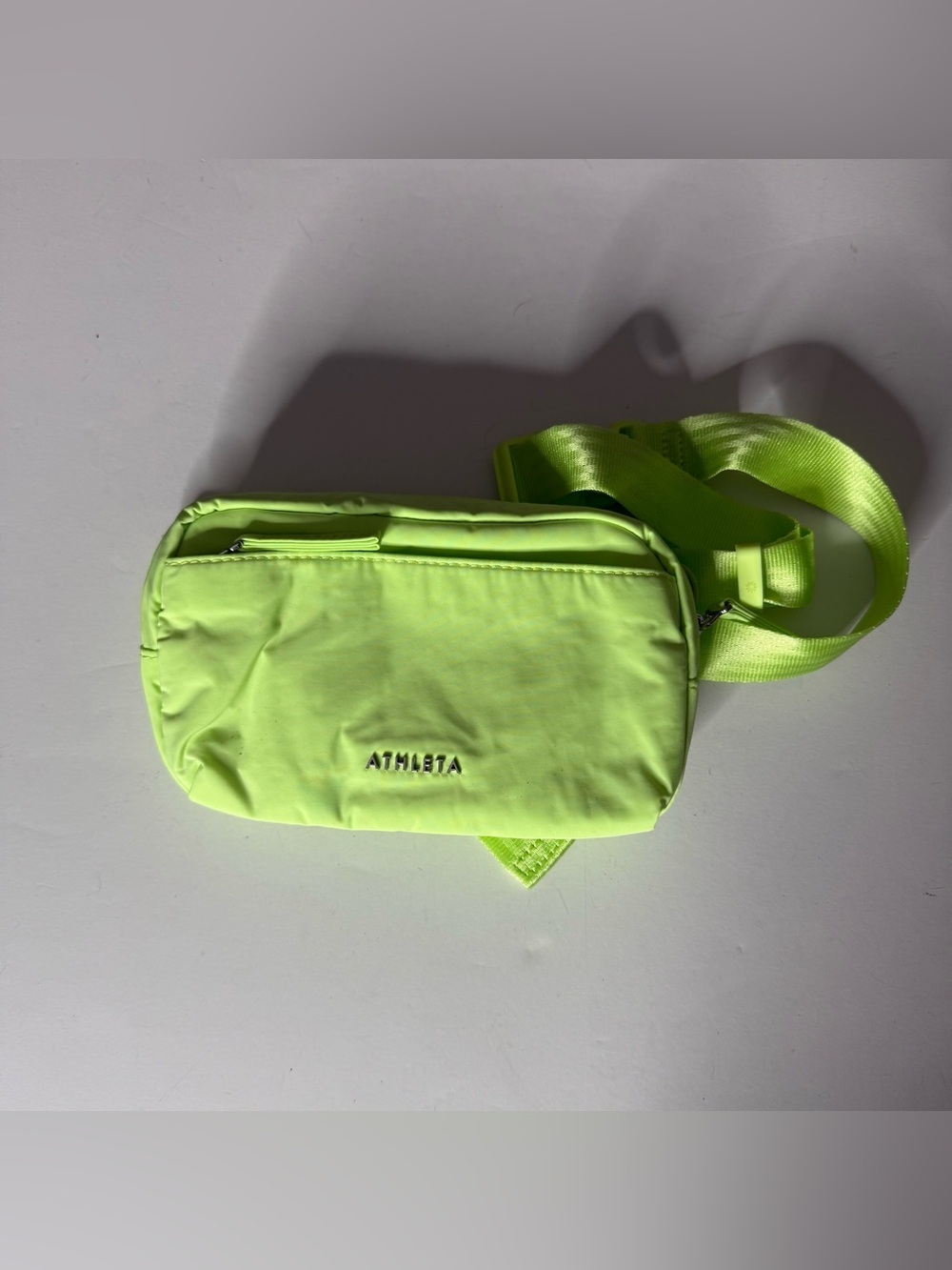 Athleta Neon Lime Crossbody Bag